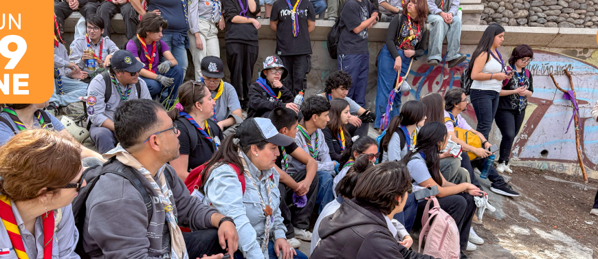 Niños, niñas y jóvenes scouts realizaron gestión ambiental en Parque Kaukari